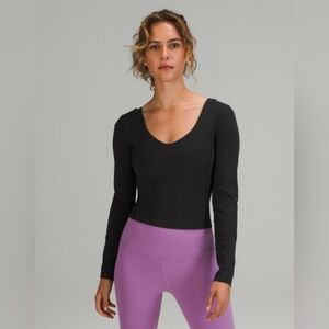 Black Long Sleeve Women's Top